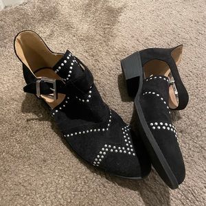 Studded booties
